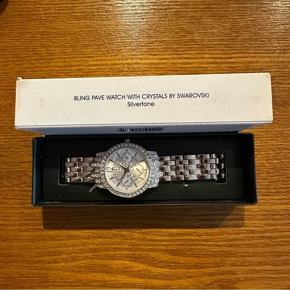 Avon Bling Pave Watch with Crystals by Swarovski - Picture 2 of 7